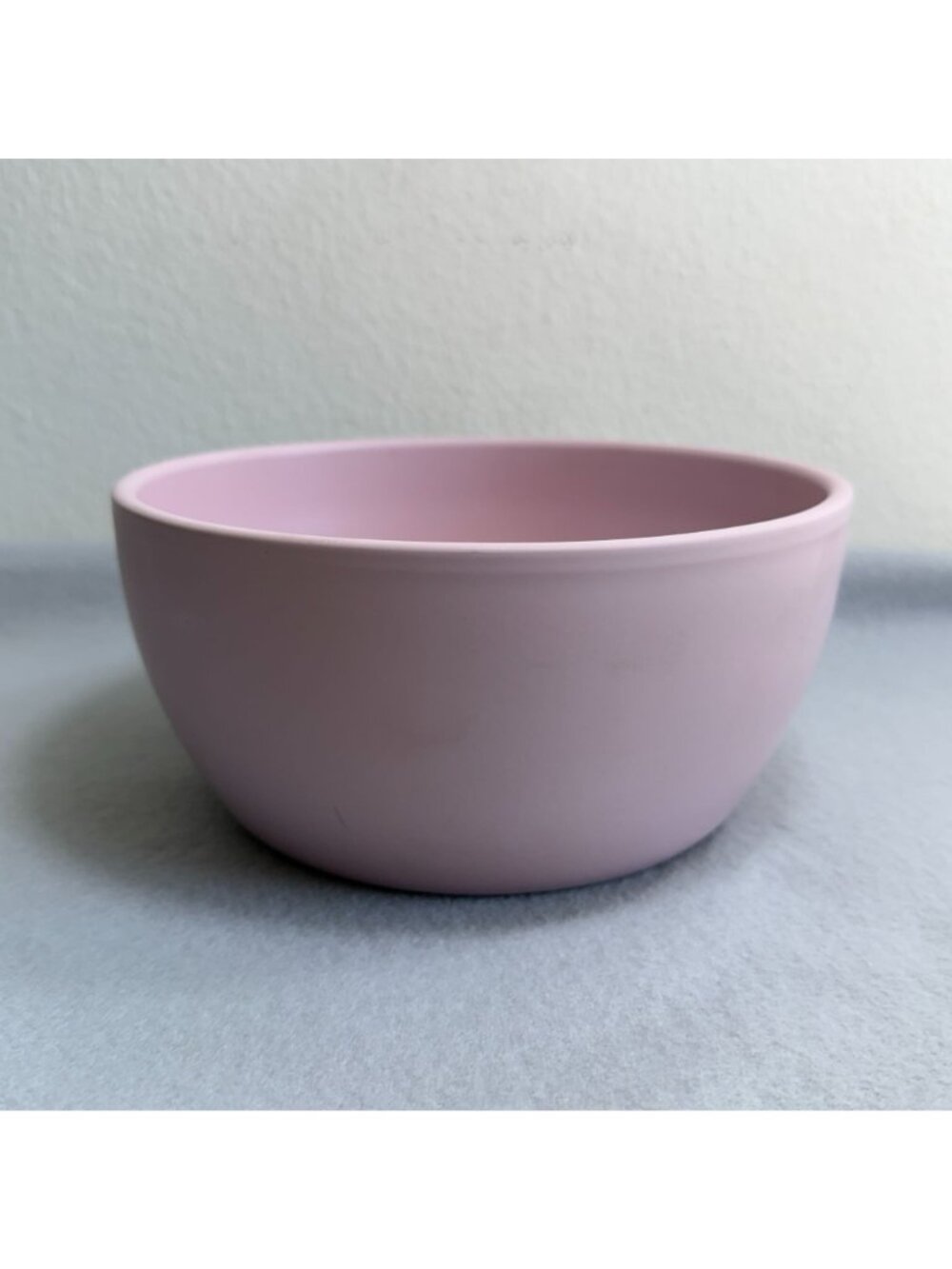Vintage Pink And Gray Stoneware Ceramic 7” Serving Bowl Fruit Bowl/ Made In Germ - Picture 10 of 13